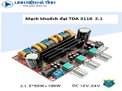 Mạch khuếch đại chíp kép TDA3116D2 12V-24V 2 * 50W + 100W Mạch khuếch đại chíp kép TDA3116D2 12V-24V 2 * 50W + 100W